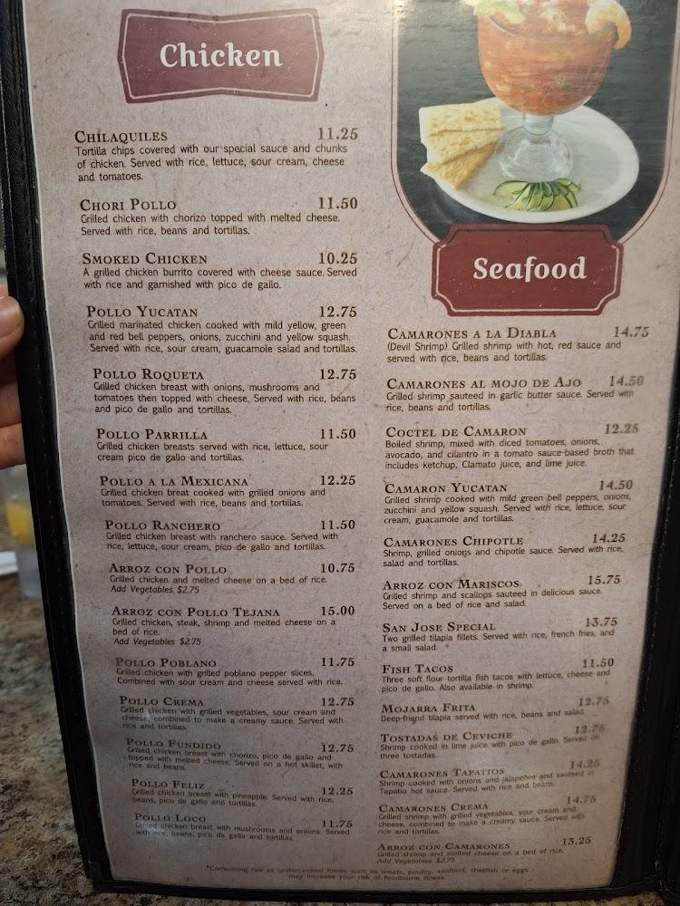 Compadres Mexican Restaurant Menu image 1